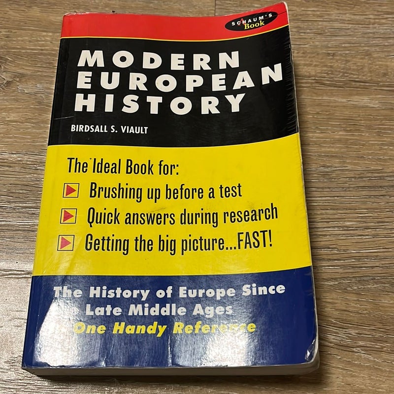 Schaum's Outline of Modern European History