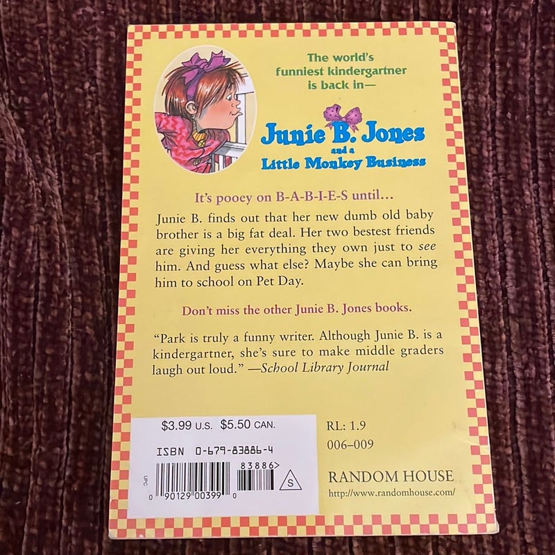 Junie B. Jones #2: Monkey Business