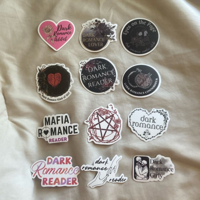 [BUNDLE] Dark Romance 12 p. Sticker Pack