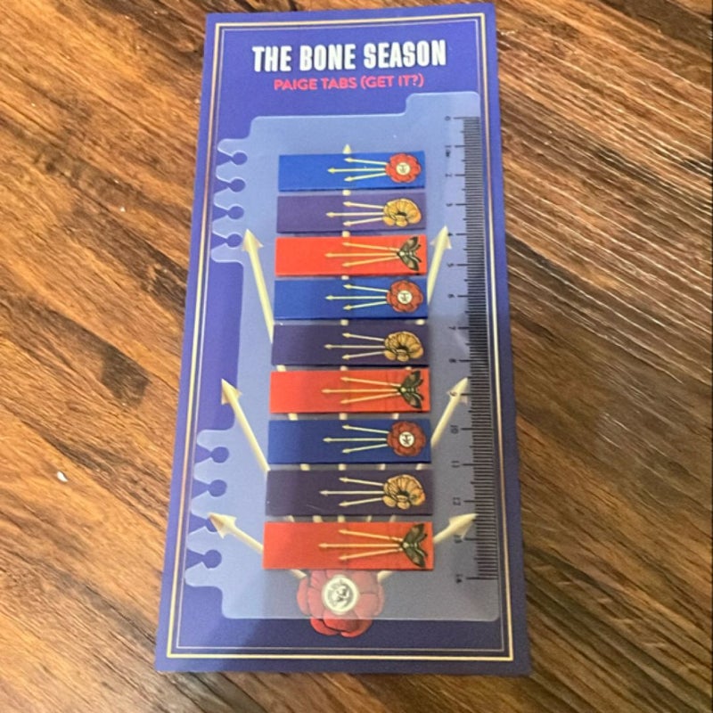 The Bone Season page tabs