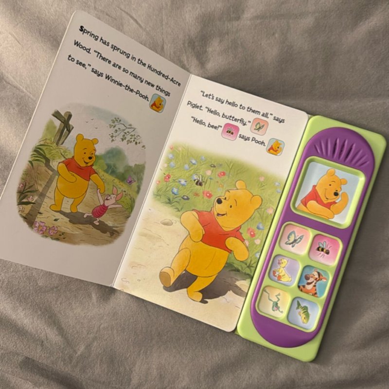 Disney Winnie the Pooh: Hello, Spring! Sound Book by PI Kids