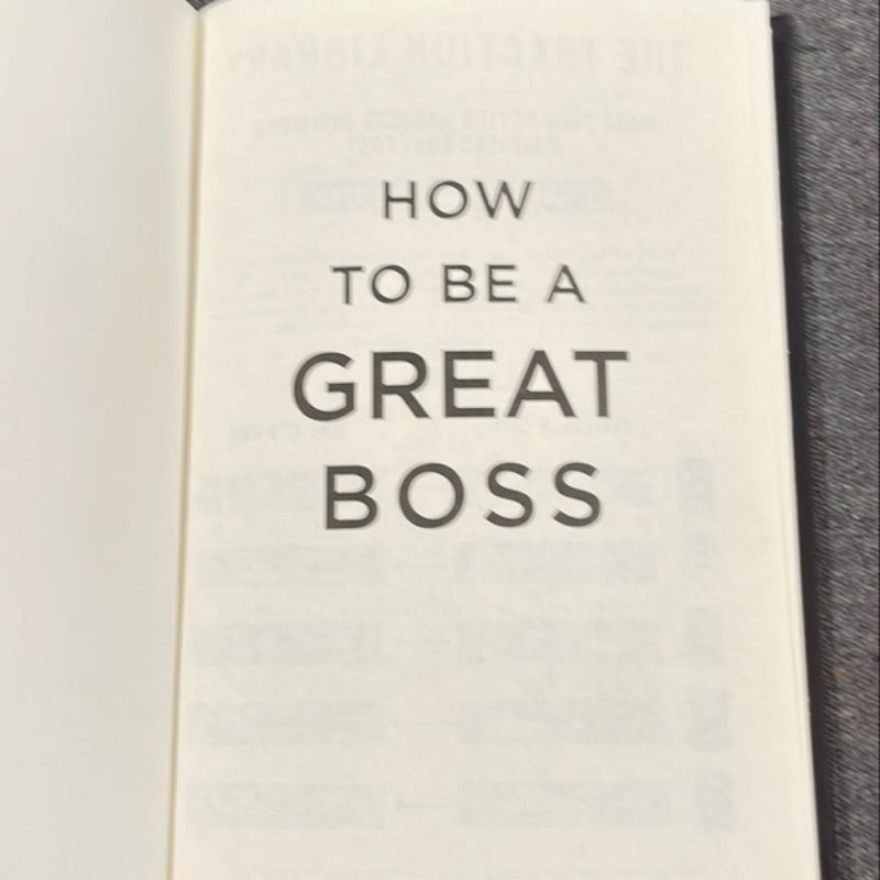 How to Be a Great Boss