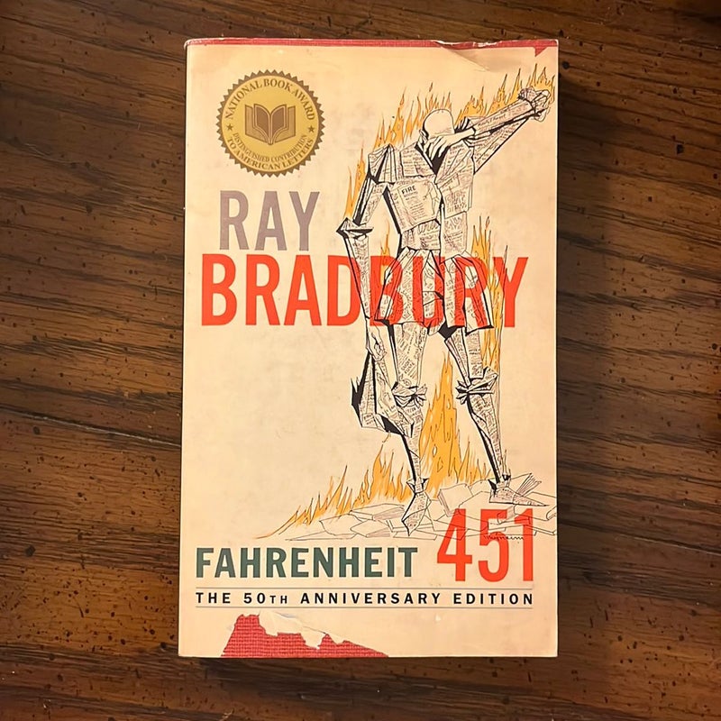 Ray Bradbury FAHRENHEIT 451 Paperback Book The 50th Anniversary Edition