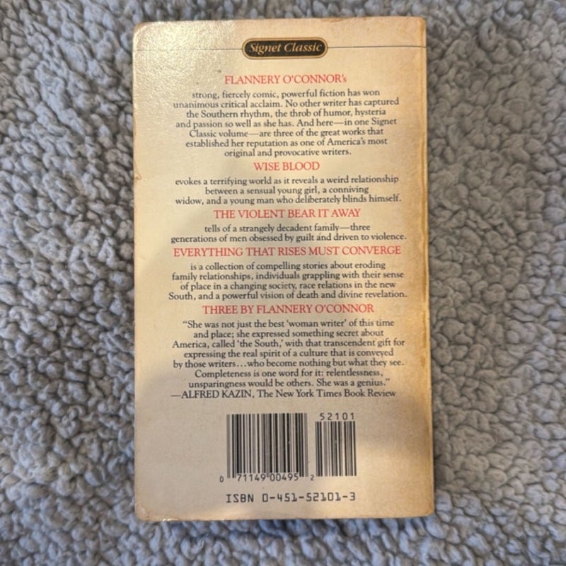 Three by Flannery O'Connor