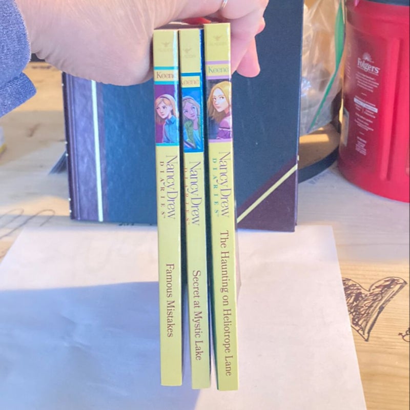 Nancy Drew Bundle of three