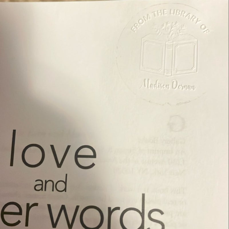 Love and Other Words