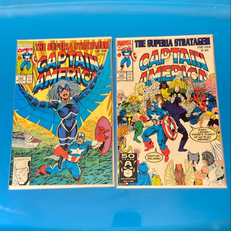 Captain America : The Superman Stratagem (1991 Marvel) 6 parts