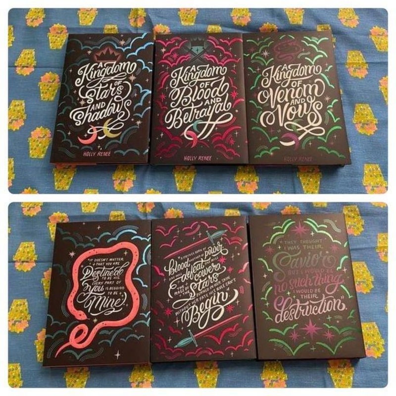 Stars and Shadows Series Bookish Box Exclusive Special Edition's 