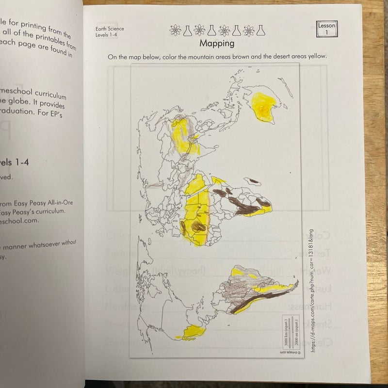 EP Earth Science Printables: Levels 1-4