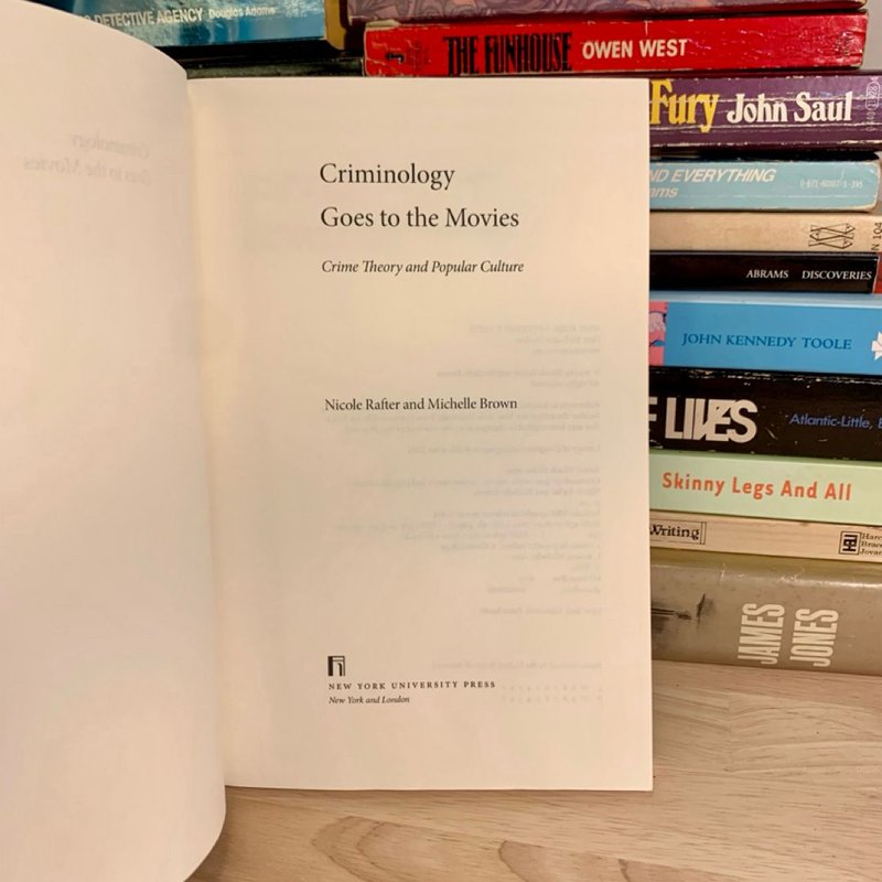 Criminology Goes to the Movies by Nicole Rafter, Michelle Brown
