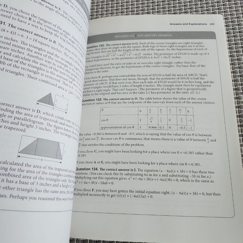 The Official ACT Mathematics Guide