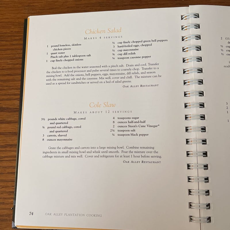 Oak Alley Plantation Cookbook