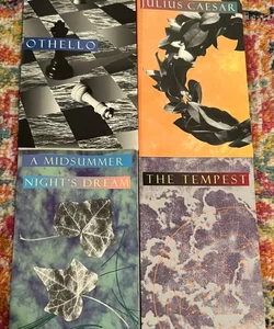 William Shakespeare 4 Volume Book Set QPB Book Club Edition 1997 VG