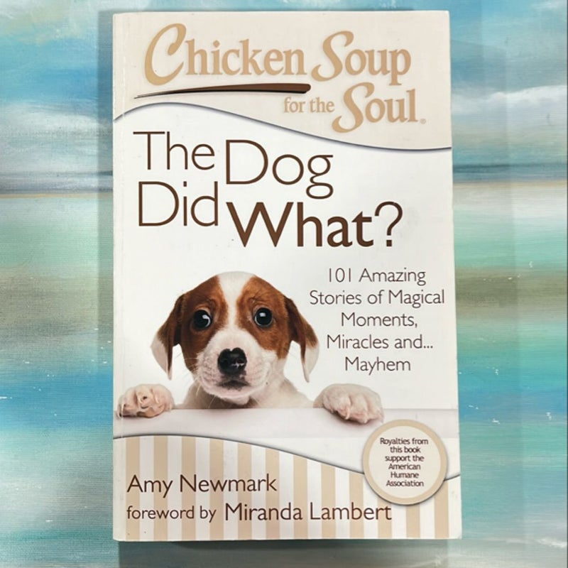 Chicken Soup for the Soul: the Dog Did What?