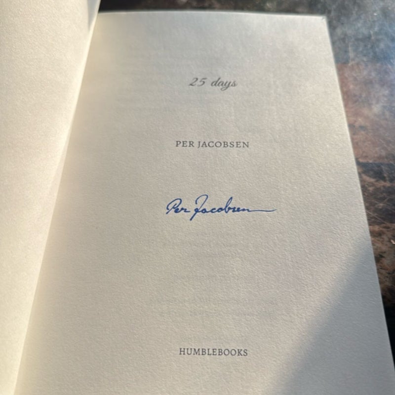 25 Days - Autographed