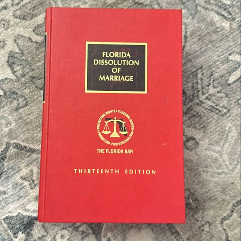 Florida dissolution of marriage