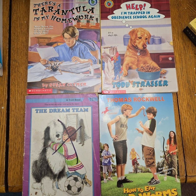 Preteen Chapter book lot, set, bundle of 4