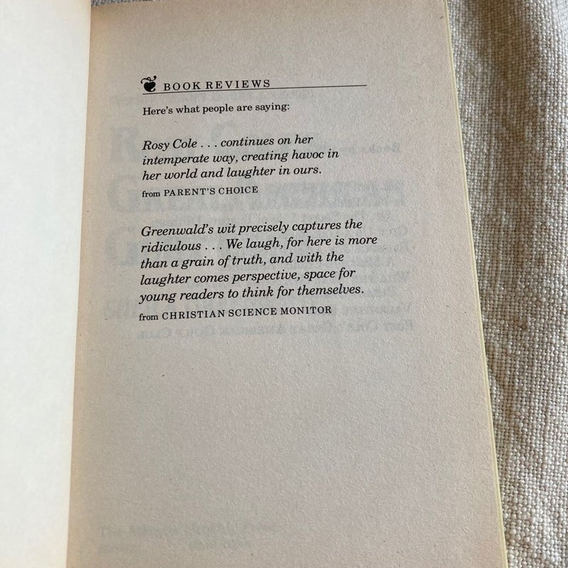 Rosy Cole's Great American Guilt Club