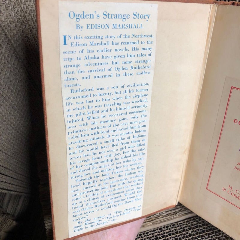 Ogden’s Strange Story 1934