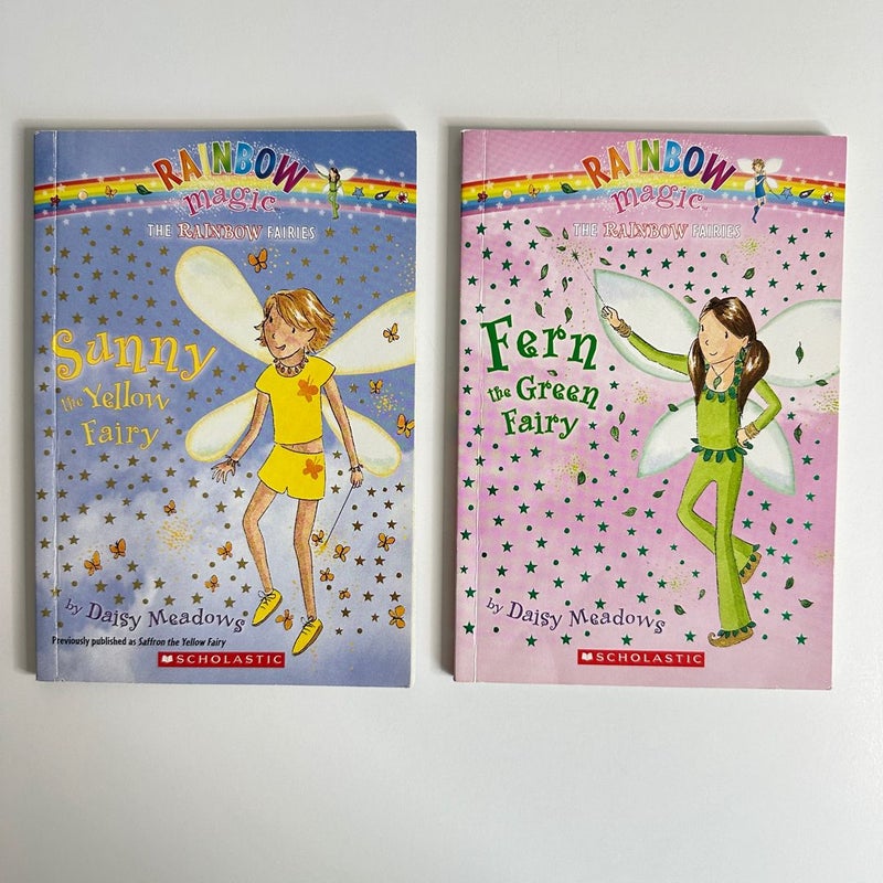 Rainbow Magic, The Rainbow Fairies book bundle, 7 books