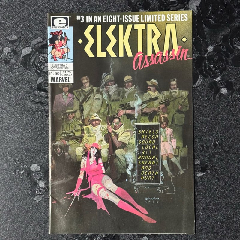 Elektra Assassin # 3 Oct 1986 Marvel Epic Comics