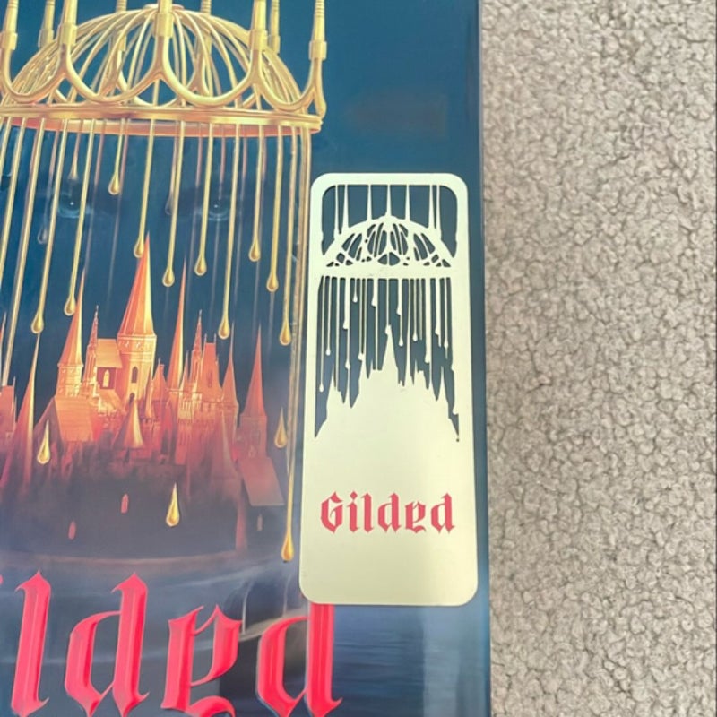 Gilded (with metal bookmark)