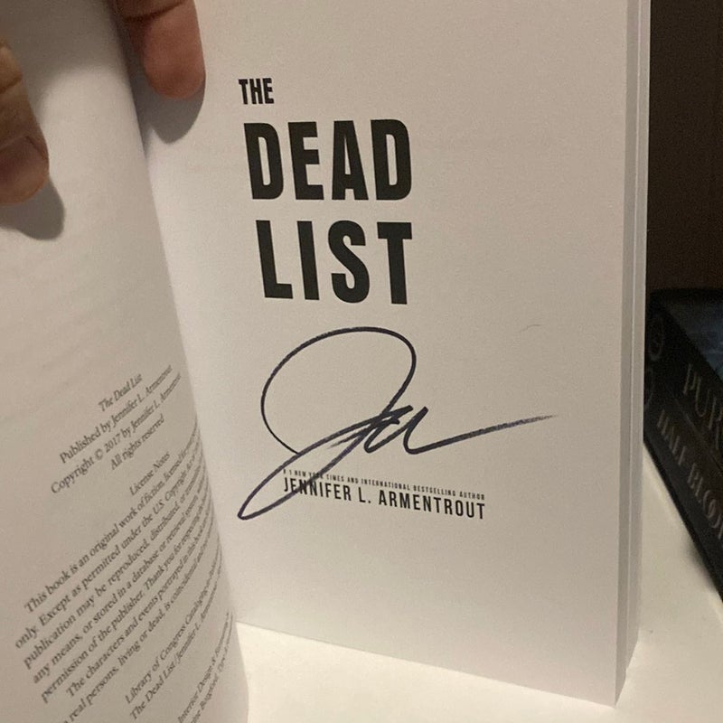The Dead List exclusive apollycon edition