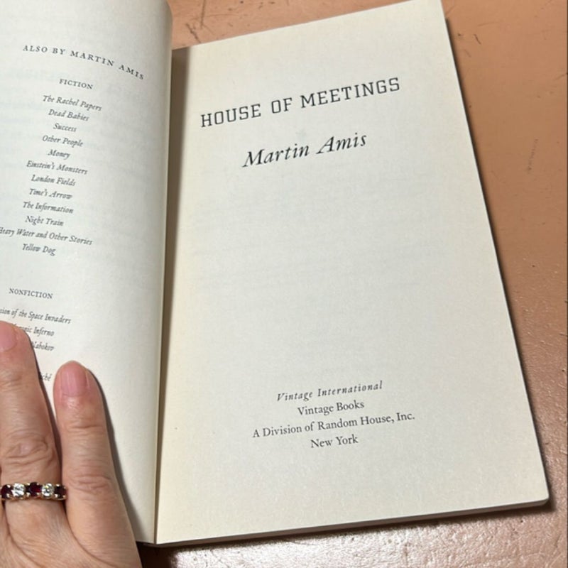 1st Vintage ed./1st * House of Meetings