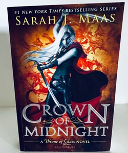Crown of Midnight OOP Sarah J Maas Throne of Glass Paperback 