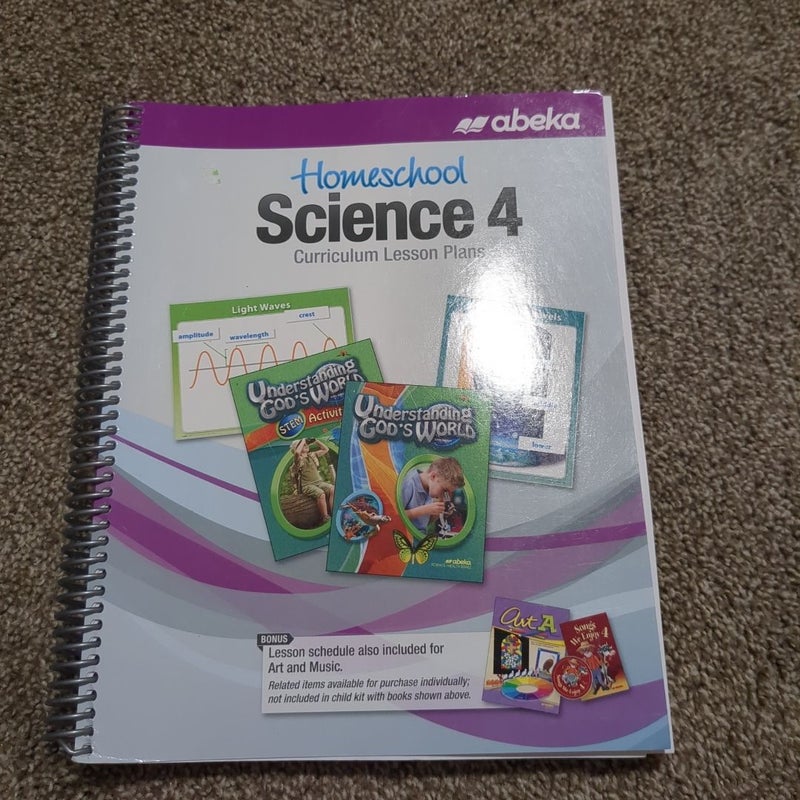 Abeka science 4 lesson plans