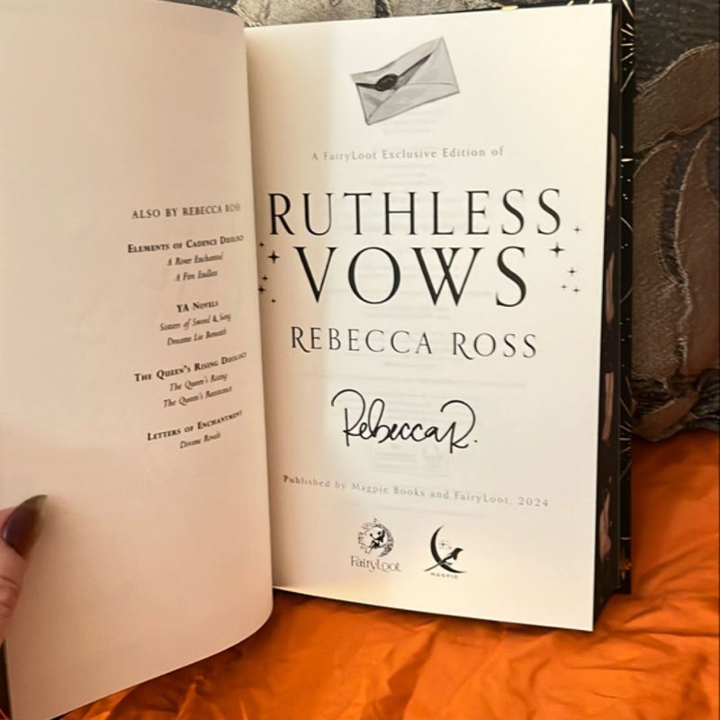 Ruthless Vows *SIGNED FAIRYLOOT EDITION*