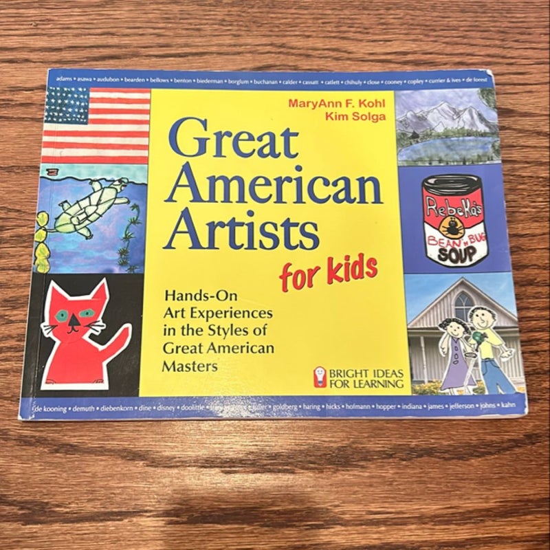 Great American Artists for Kids