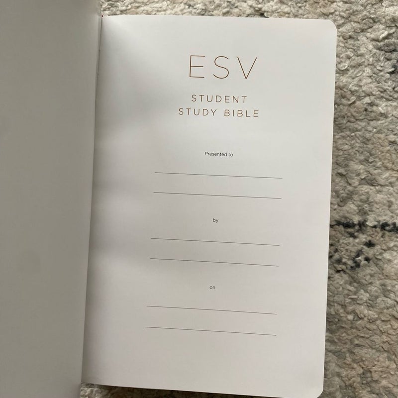 ESV Student Study Bible (TruTone, Berry, Floral Design)