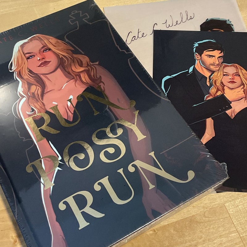 Run Posy Run by Cate C. Wells w/ Art Print (Dark & Quirky)l
