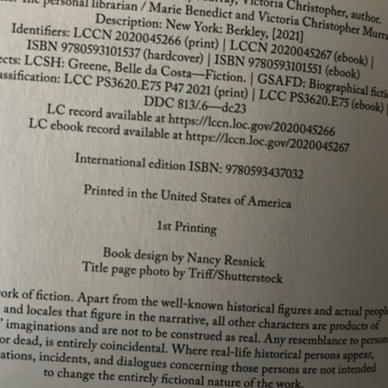 The Personal Librarian