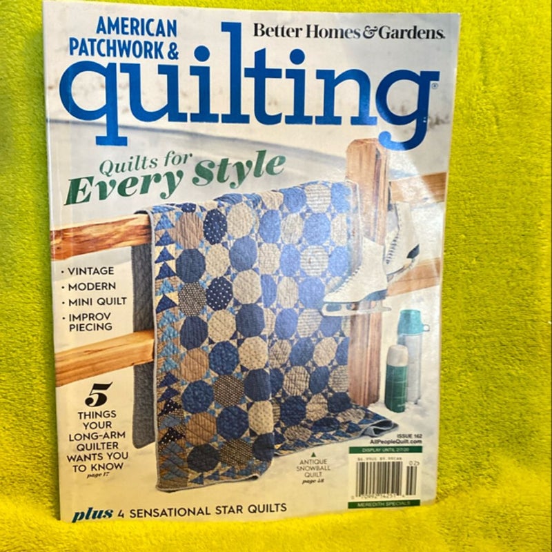 McAlls, American Patch Work, Love of Quilts and Quilters News Letter Bundle Quilt Magazines