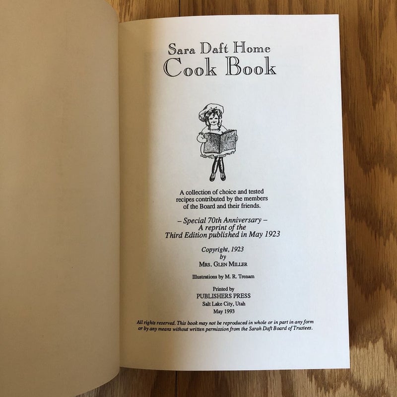 Sara Daft Home Cook Book