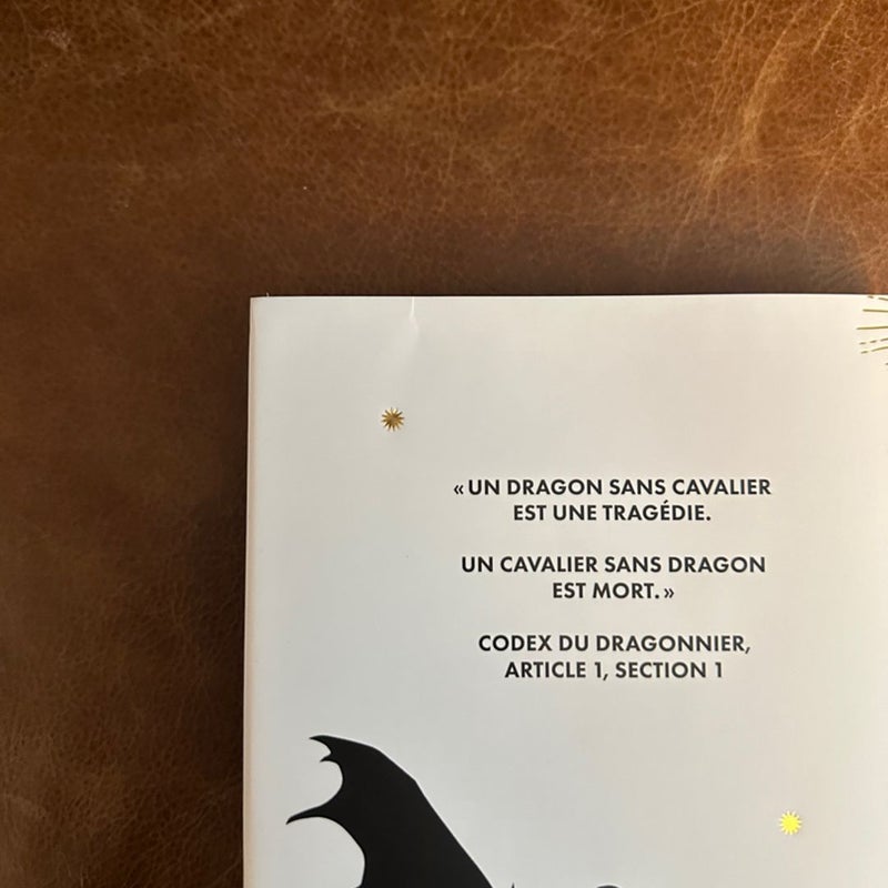 Fourth wing french special edition signed with art