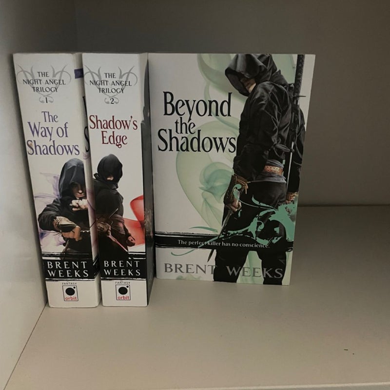 The Way of Shadows; Shadow’s Edge; Beyond the Shadows