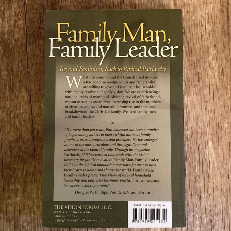 Family Man, Family Leader