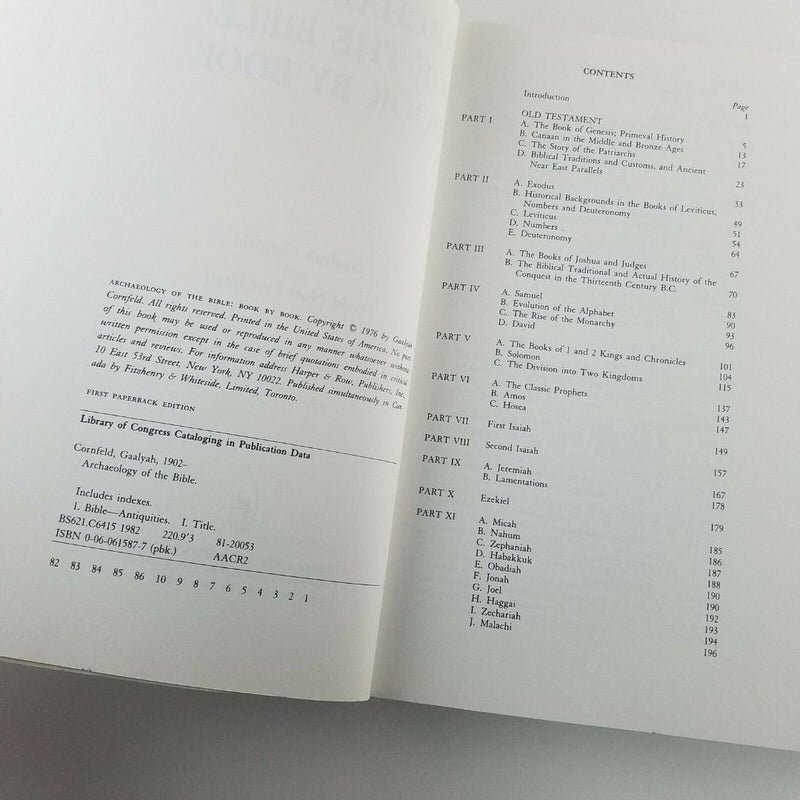 Archaeology of the Bible Book by Book by Gaalyah Cornfeld, Paperback Pangobooks