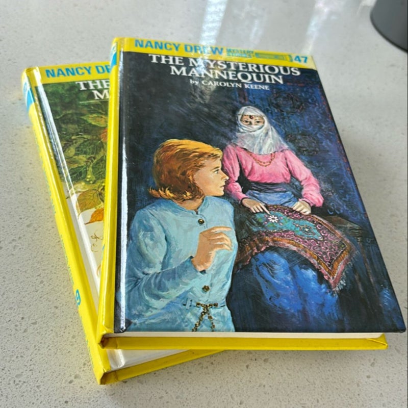 *BUNDLE* Nancy Drew 47: the Mysterious Mannequin & Nancy Drew 49: The Secret of Mirror Bay