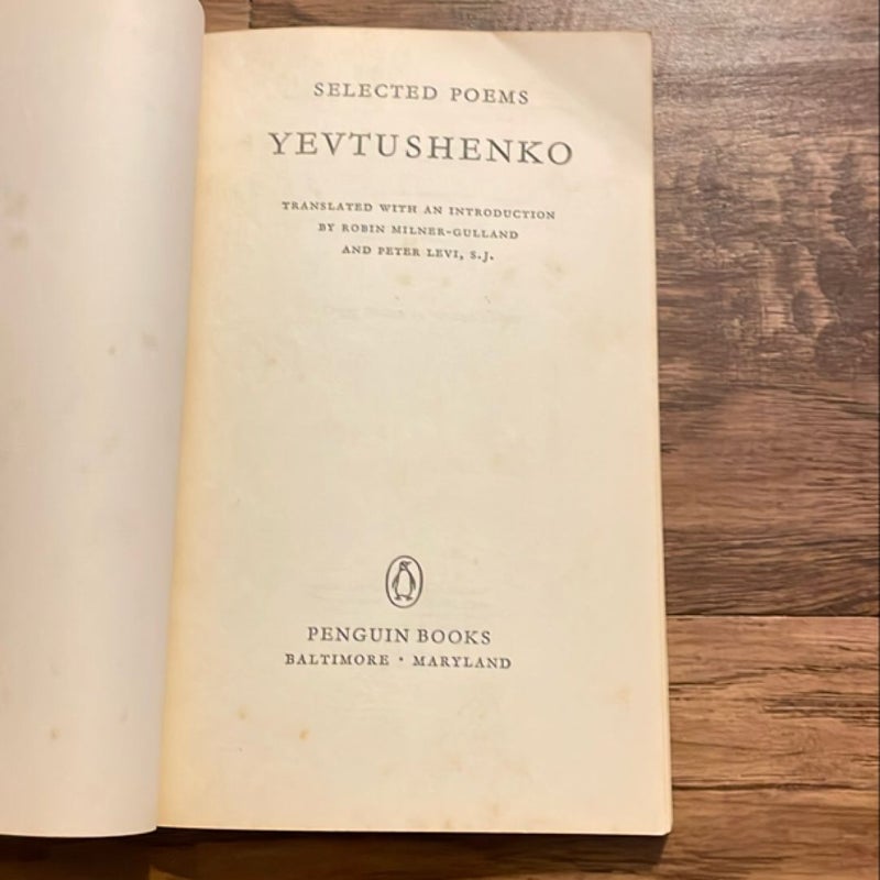 Yevtushenko Selected Poems