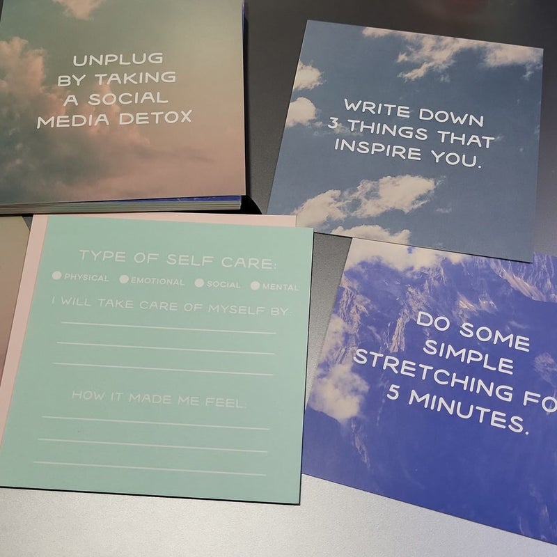 Make Yourself A Priority Self Care in a Box 24 Affirmation Cards