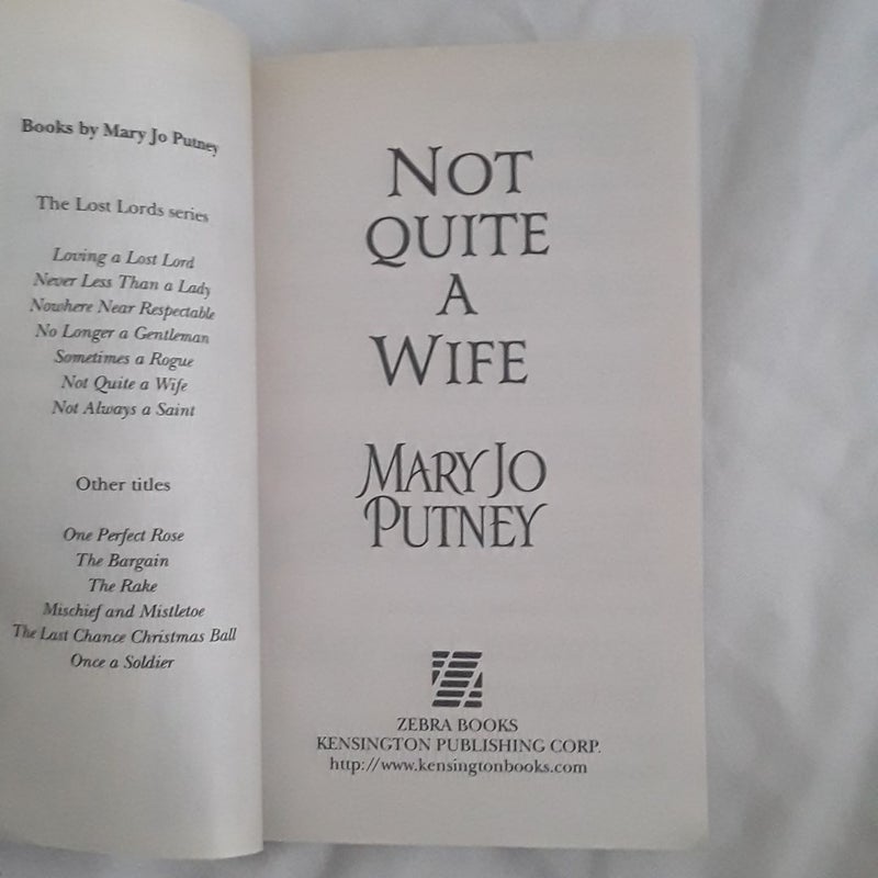 Not Quite A Wife