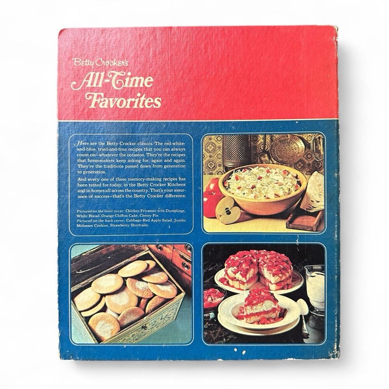 Betty Crocker All-Time Favorites Spiral Cookbook