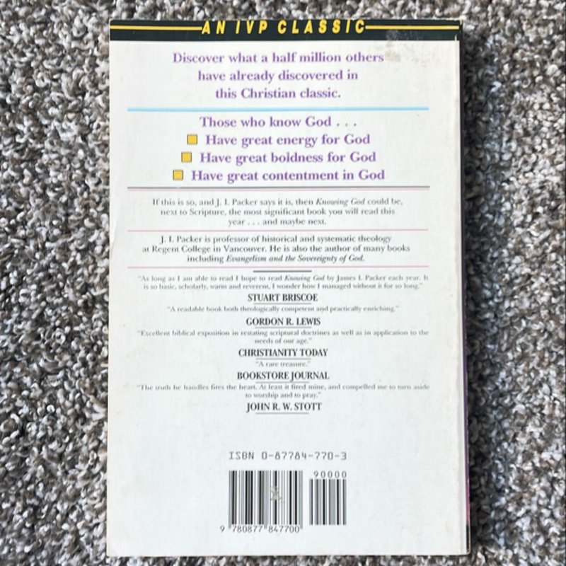 Knowing God by J. I. Packer, Paperback | Pangobooks