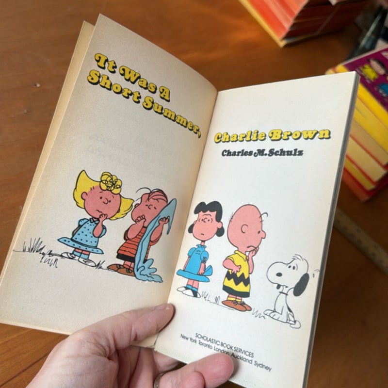It Was a Short Summer, Charlie Brown