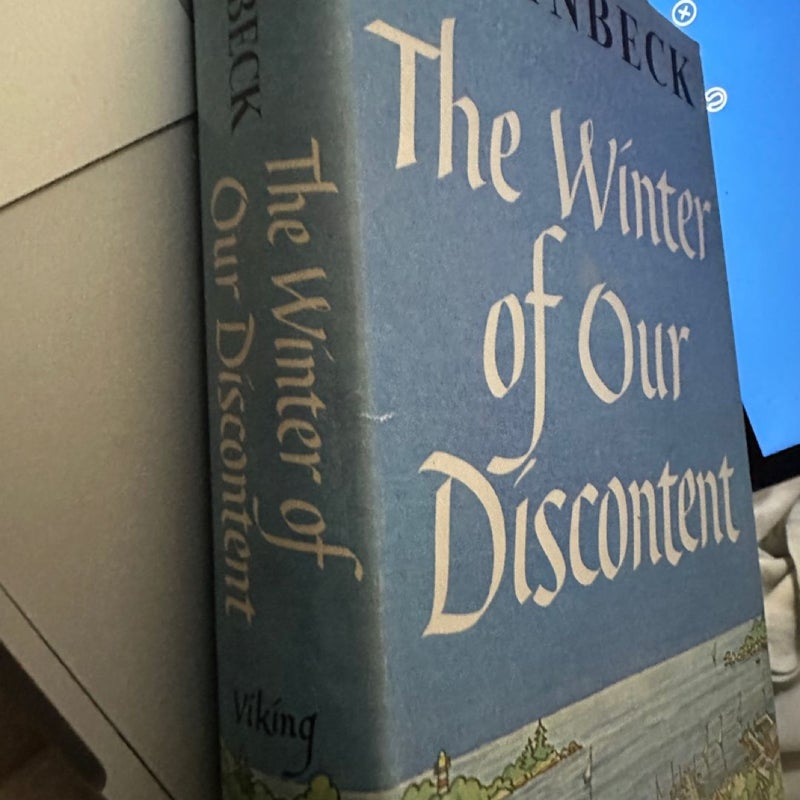 The Winter of Our Discontent by John Steinbeck 1st Edition Vintage HC/DJ 1961