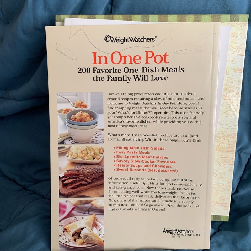 WW cookbooks and blank recipe book